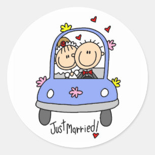 Just Married Sticker