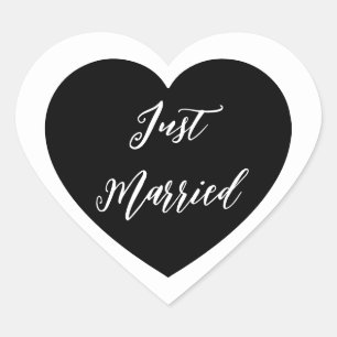 Just Married Sticker