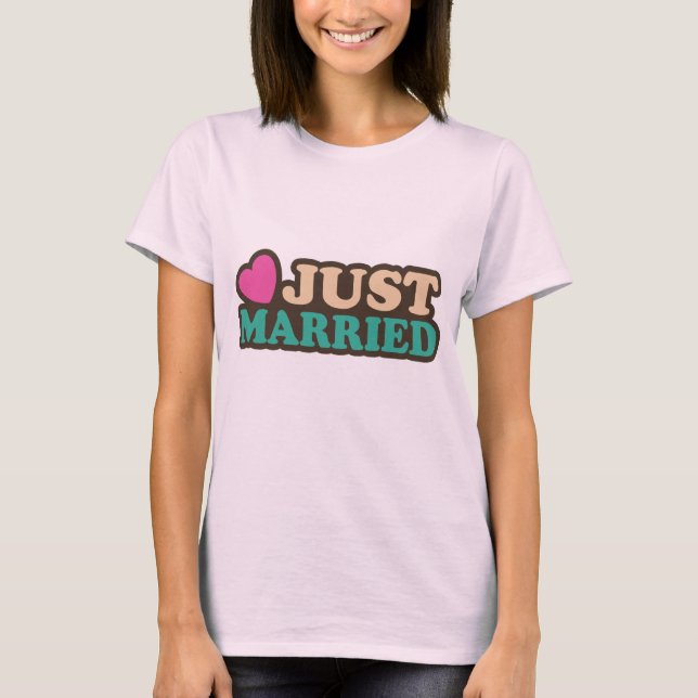 Just Married T-Shirt (Vorderseite)