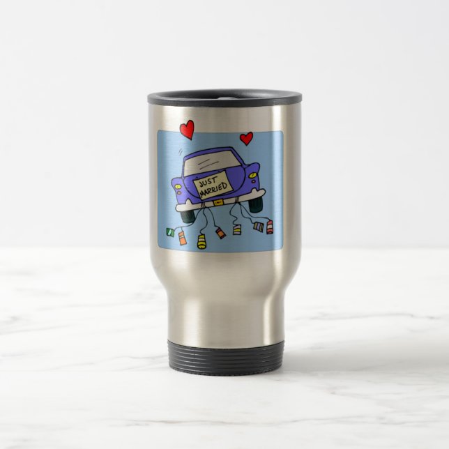 Just Married Travel Mug Reisebecher (Mittel)
