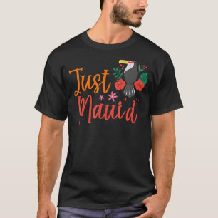 Just Maui'd Hawaii Honeymoon Hubby Wifey Matching T-Shirt