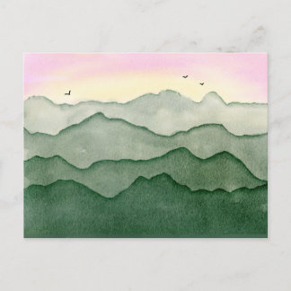 Just Mountians Postkarte