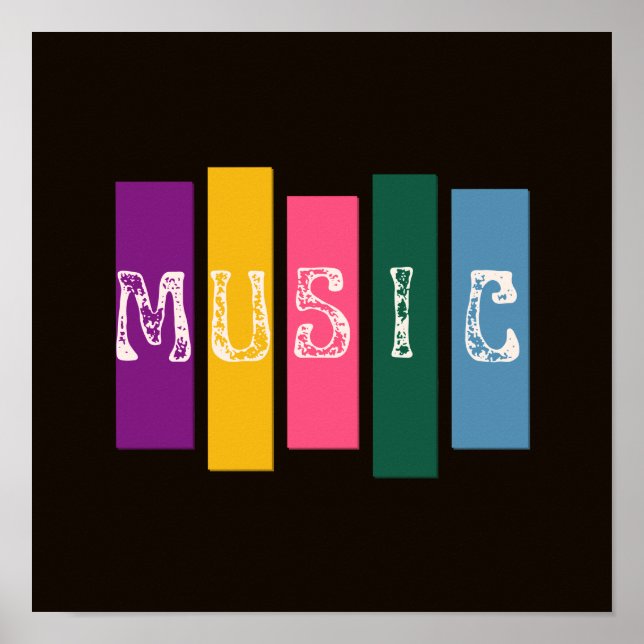 JUST MUSIC POSTER (Vorne)