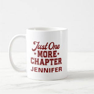 Just One More Chapter Tasse Marone Buchwurm