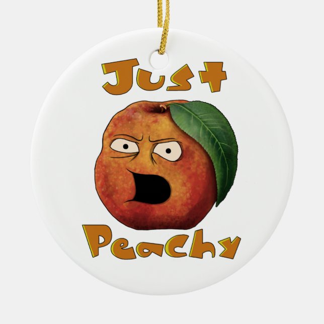 Just Peachy Keramikornament (Vorne)