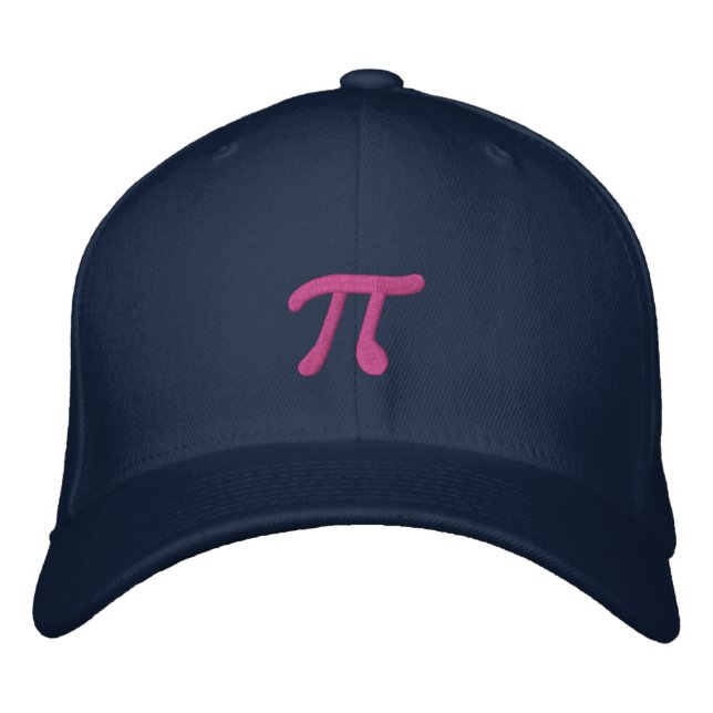 Just Pi Bestickte Baseballkappe (Vorderseite)