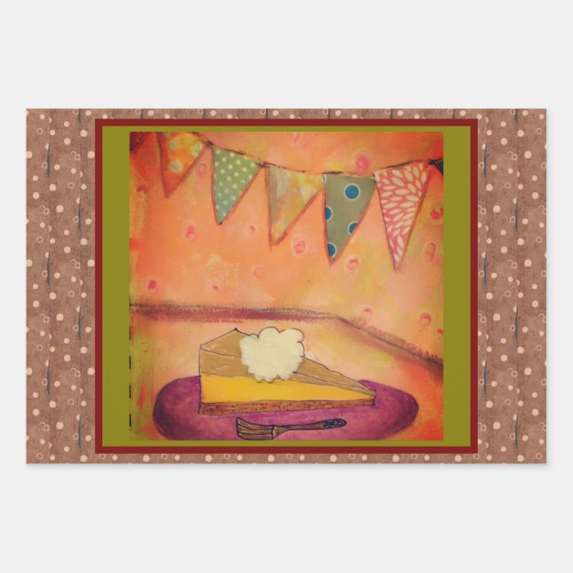 Just Pie  Geschenkpapier Set (Vorderseite)