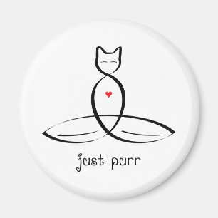 Just Purr - Extravaganter Stiltext. Magnet