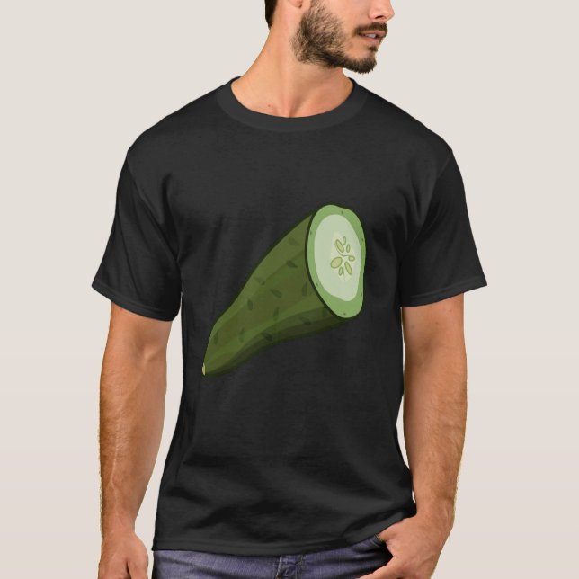 Just Really Like Cucumbers Cucumber Pickle Vegetab T-Shirt (Vorderseite)
