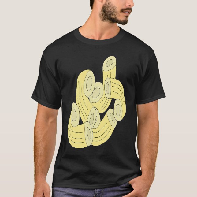 Just Really Like Pasta Macaroni Noodle Noodles T-Shirt (Vorderseite)