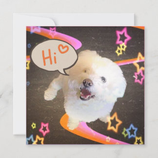 Just Saying "Hi" Invitation Einladung