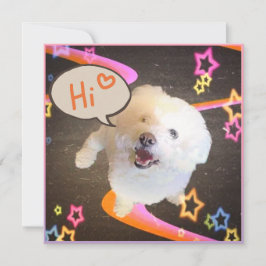 Just Saying "Hi" Karte