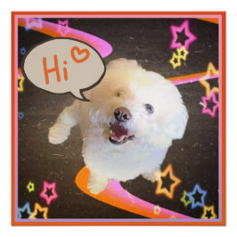 Just Saying "Hi"  Poster