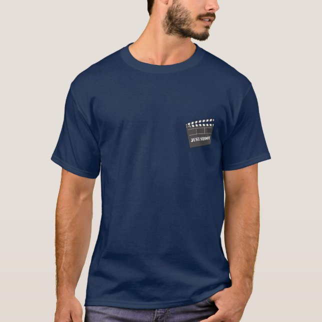 Just Shoot Clapperboard T-Shirt (Vorderseite)