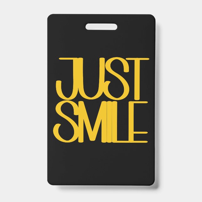 Just Smile Ausweis (Vorderseite)