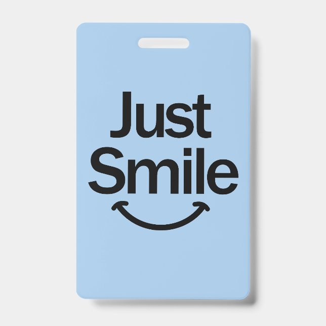 Just Smile Ausweis (Vorderseite)