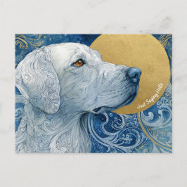 Just Sprichwort Hallo Hund Postcard Postkarte