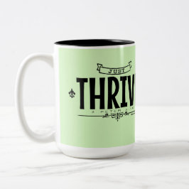 Just Thrive Zweifarbige Tasse