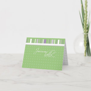 Just to Say Hello Card Karte