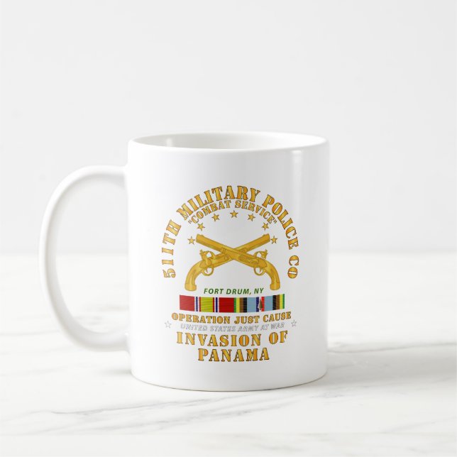 Just Ursache - 511. Militärische Polizeikooperatio Kaffeetasse (Links)