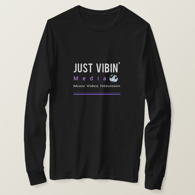 Just Vibin' Media T-Shirt (Design vorne)