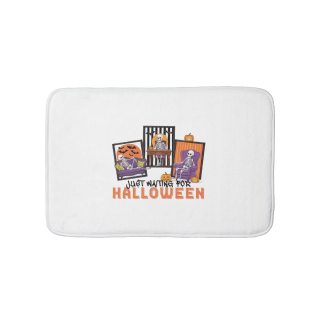 Just Wart Halloween Fall Vibes Badematte (Vorderseite)