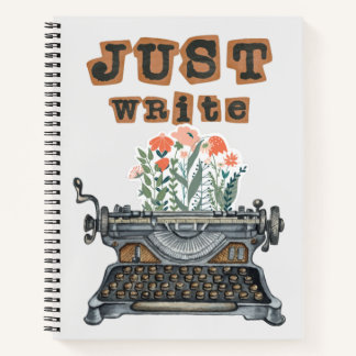 "Just Write" SpiralNotebook Notizbuch