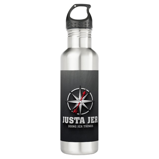 Justa Jer Stainless Steel Water Bottle Edelstahlflasche (Vorderseite)