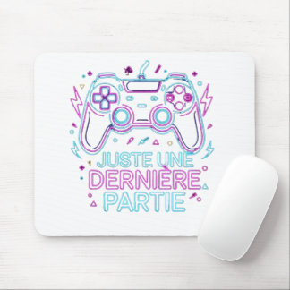 Juste Une Dernière Partie Gamer Mouse Pad - Retro Mousepad