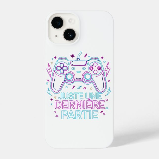 Juste Une Dernière Partie Gamer Phone Case - Retro iPhone Hülle (Rückseite)
