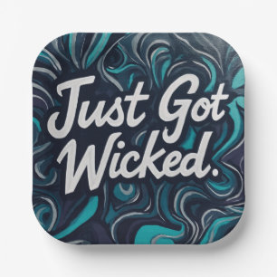 JustGotWicked Pappteller