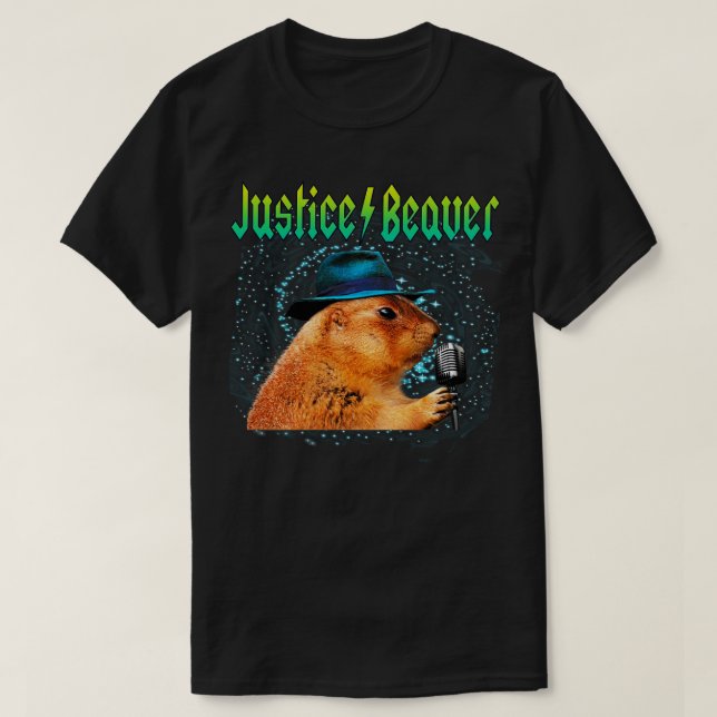Justice Beaver Music Star T-Shirt (Design vorne)