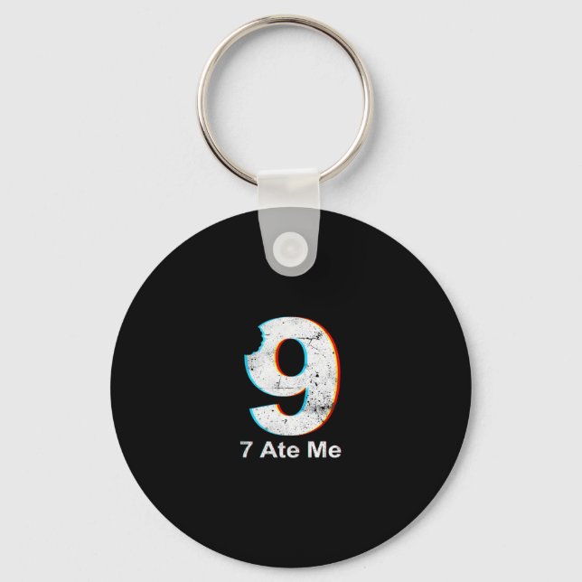 Justice For 9 Funny 7 Ate 9 Math Joke 67 Meme  Schlüsselanhänger (Vorderseite)