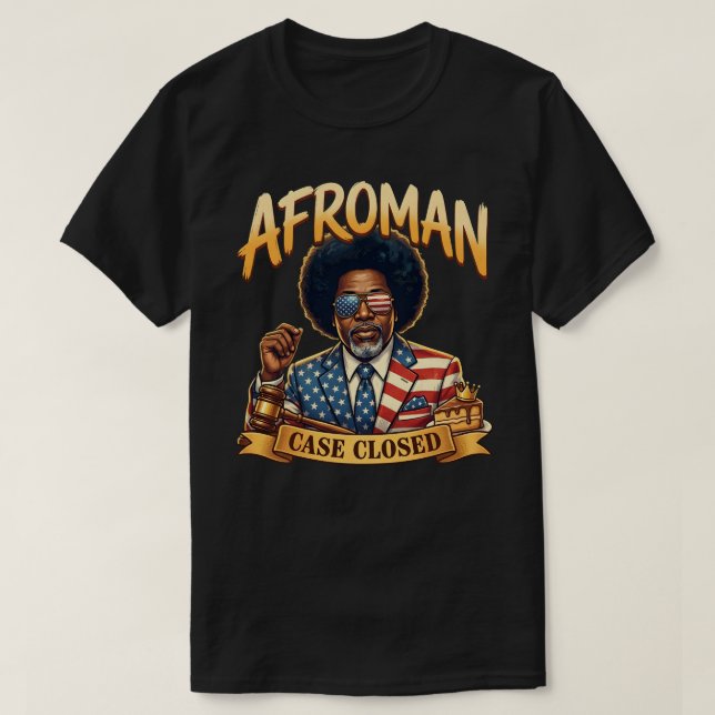 Justice for Afroman | Case Closed Lemon Pound Cake T-Shirt (Design vorne)