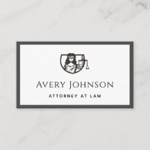 Justice Lady Lawyer Scales Logo Grau & Weiß Bold