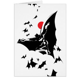 Justice League Batman in Fledermauswolke Pop-Art