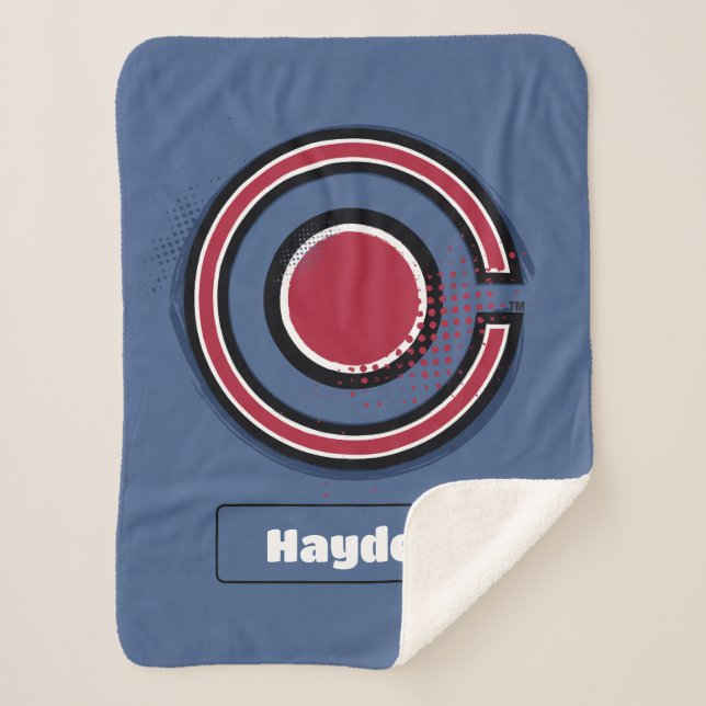 Justice League | Brush & Halftone Cyborg Symbol Sherpadecke (Vorderseite)