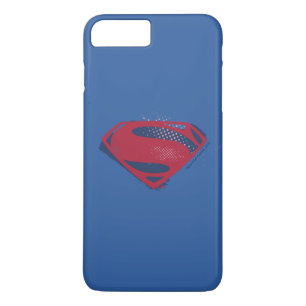 Justice League   Brush & Halftone Superman-Symbol Case-Mate iPhone Hülle