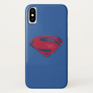 Justice League   Brush & Halftone Superman-Symbol Case-Mate iPhone Hülle