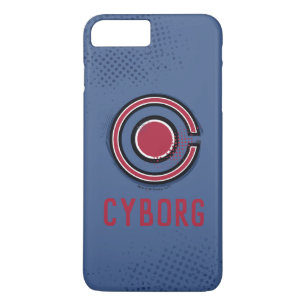 Justice League   Cyborg-Symbol mit Pinsel und Rast Case-Mate iPhone Hülle