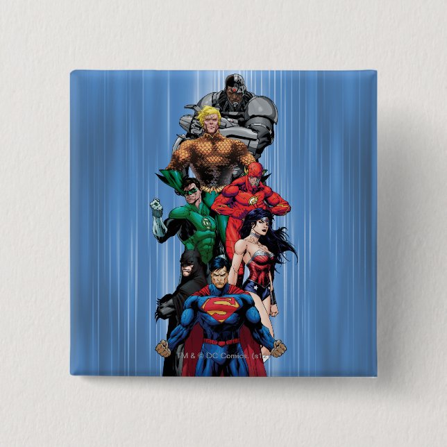 Justice League - Gruppe 3 Button (Vorderseite)