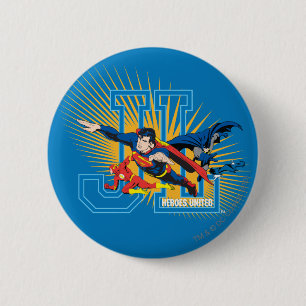 Justice League Helden vereint Button