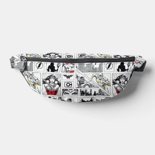 Justice League Heldentafel-Muster Bauchtasche