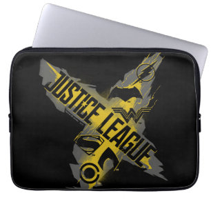 Justice League   Justice League & Team-Symbole Laptopschutzhülle