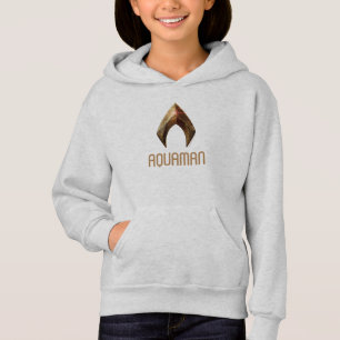 Justice League   Metallic Aquaman Symbol Hoodie