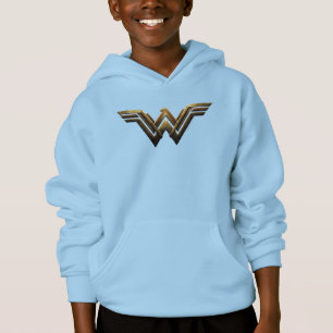 Justice League Metallic Wonder Woman Symbol Hoodie