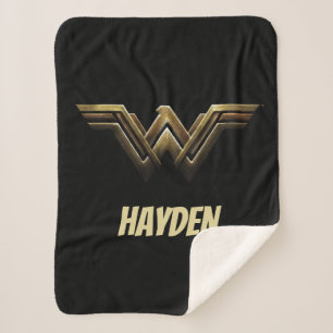 Justice League   Metallic Wonder Woman Symbol Sherpadecke
