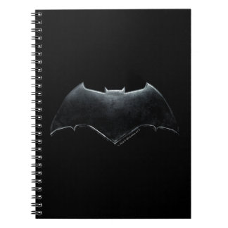Justice League | Metallisches Batman-Symbol Notizblock