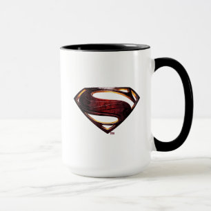Justice League   Metallisches Superman-Symbol Tasse