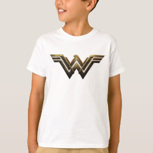 Justice League   Metallisches Wonder Woman-Symbol T-Shirt